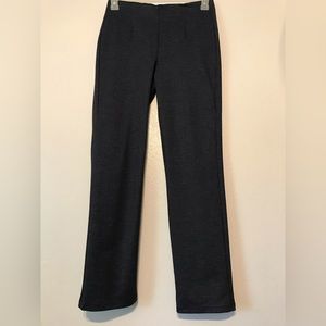 Dana Buchman Blue Stretch Pull on Pants Size S Straight Leg Soft Dress Pants